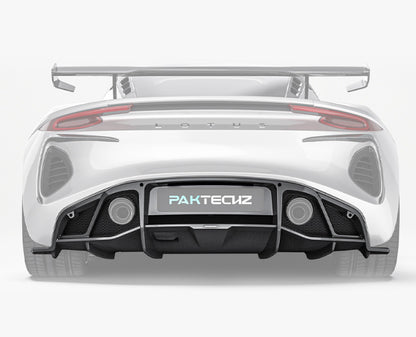 Lotus Emira - PT Dry Carbon Fiber Rear Diffuser