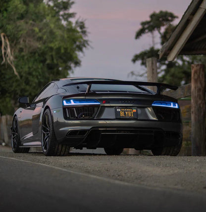 Audi R8 Gen 2 V Style Carbon Fiber Wing
