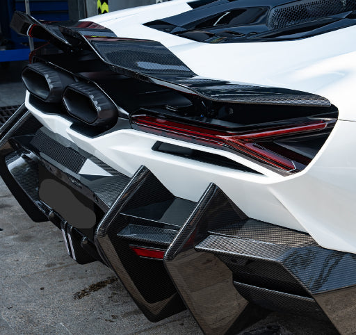 Lamborghini Revuelto - MSY Style Prepreg Dry Carbon Fiber Rear Spoiler