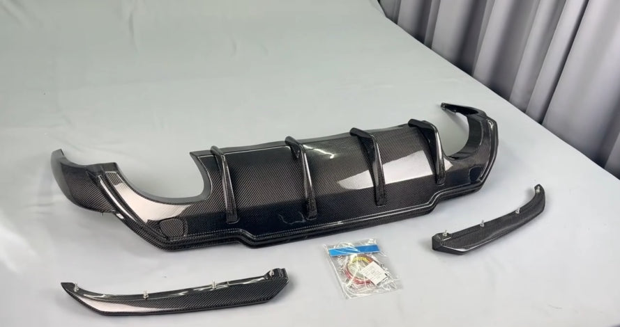 Lexus GS250 / GS350 / GS450h / GS F - Carbon Fiber Rear Diffuser