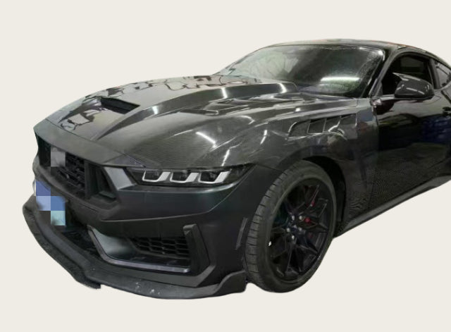 Ford Mustang S650 (2024+) - TF Style Carbon Fiber Hood