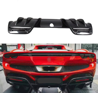 Ferrari 296 GTB/GTS - Dry Carbon Fiber Rear Diffuser