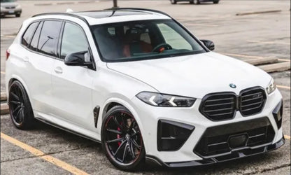 BMW X5M/X6M LCI - Gloss Black LT Style Front Bumper Lip Splitter