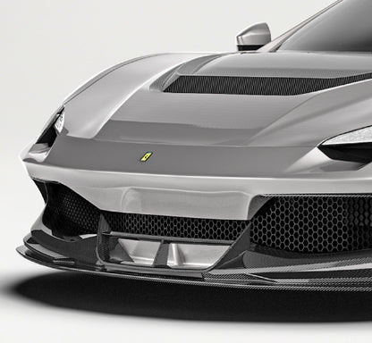Ferrari 296 GTB / GTS - PT Prepreg Dry Carbon Fiber Front Vent Trim
