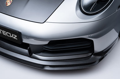 Porsche 911 992.2 Carrera / Carrera 4 / Carrera 4S / Carrera T - Paktechz Dry Carbon Fiber Front Lip