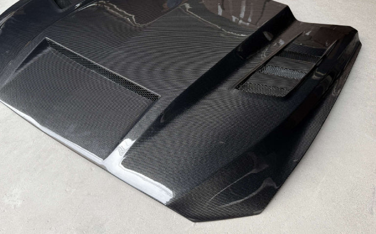 Ford Mustang S650 (2024+) - TF Style Carbon Fiber Hood
