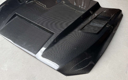 Ford Mustang S650 (2024+) - TF Style Carbon Fiber Hood