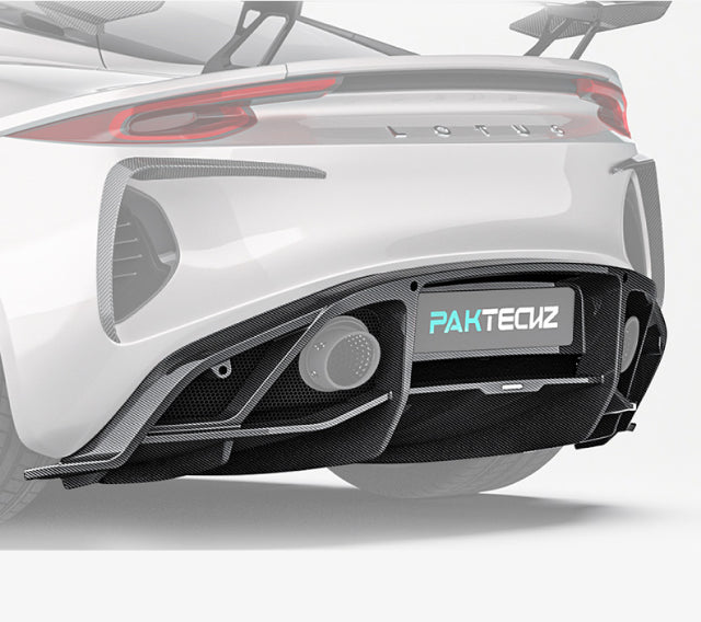 Lotus Emira - PT Dry Carbon Fiber Rear Diffuser