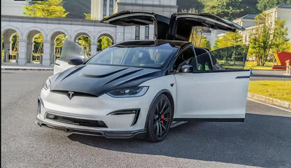 Tesla Model X – C Style Carbon Fiber Front Lip