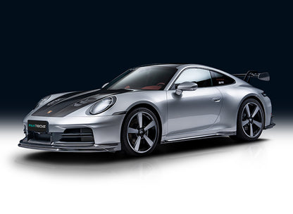 Porsche 911 992.2 Carrera / Carrera 4 / Carrera 4S / Carrera T - Paktechz Dry Carbon Fiber Side Skirts