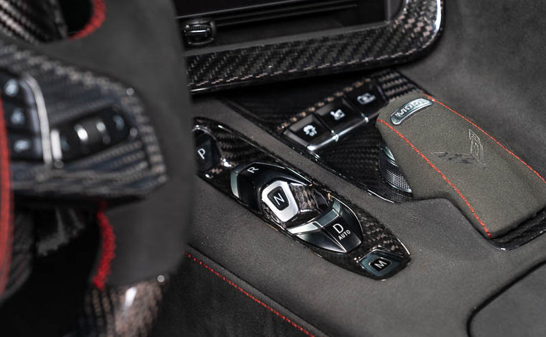 Corvette C8 - Carbon Fiber Interior Shifter Trim