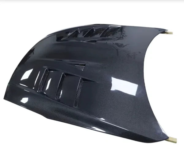 Nissan GT-R R35 - T Style Vented Carbon Fiber Front Engine Hood