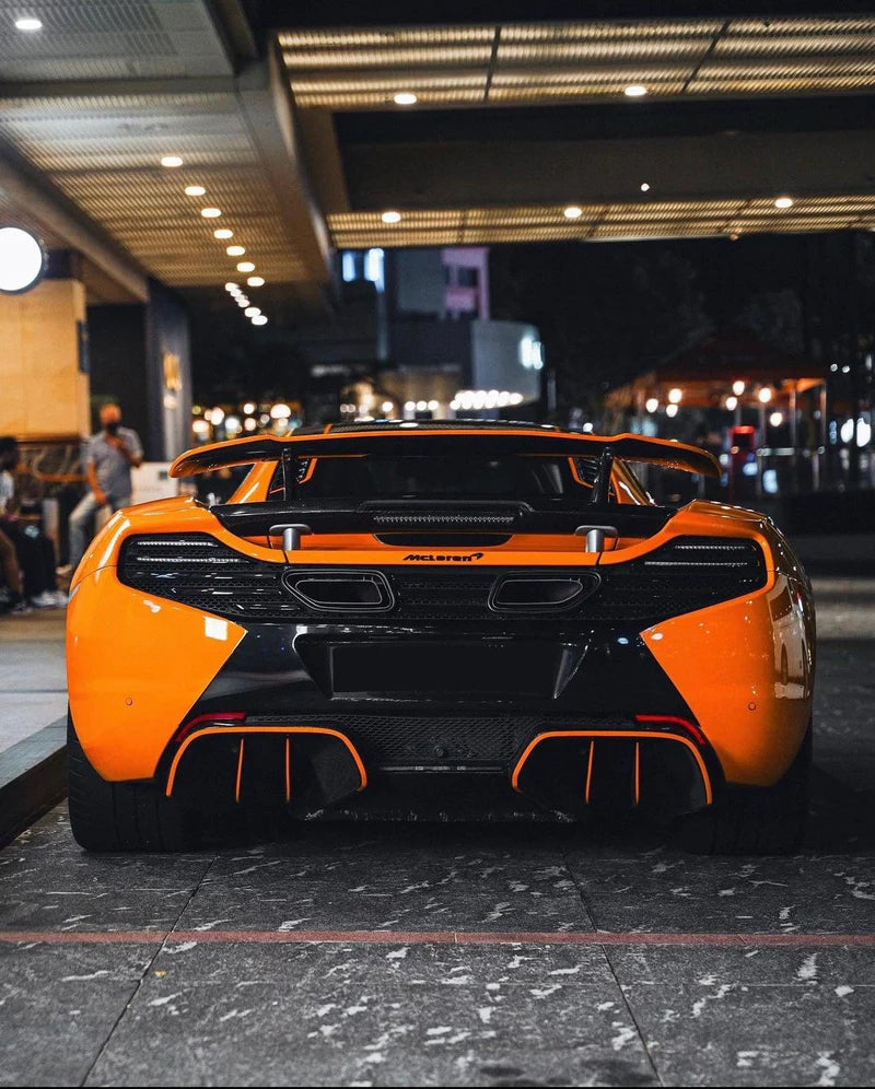 McLaren MP4-12C / 650S – Carbon Fiber Finned Rear Diffuser