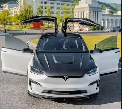 Tesla Model X – C Style Carbon Fiber Front Lip