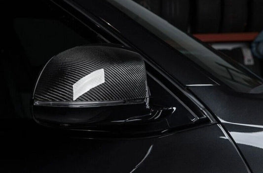 BMW F85 X5M / F86 X6M – Carbon Fiber Mirror Cap Set