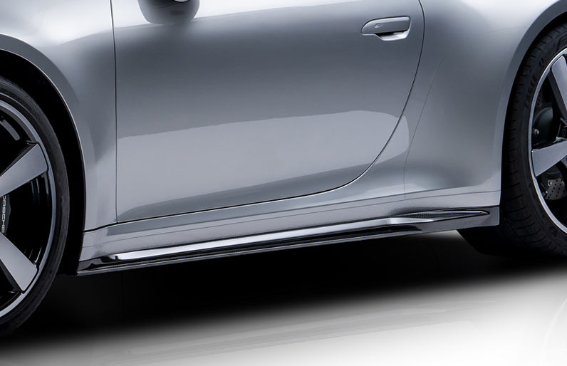 Porsche 911 992.2 Carrera / Carrera 4 / Carrera 4S / Carrera T - Paktechz Dry Carbon Fiber Side Skirts