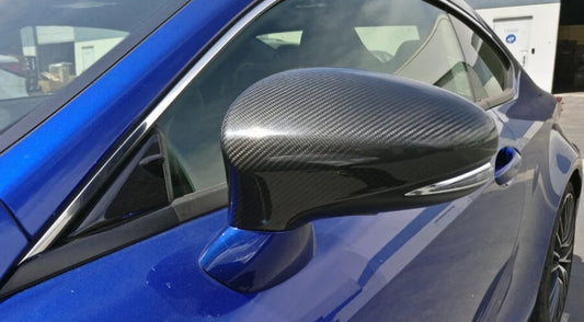 Lexus ES / IS / GS / LS / CT / RC / RC F – Carbon Fiber Side Mirror Cover Caps