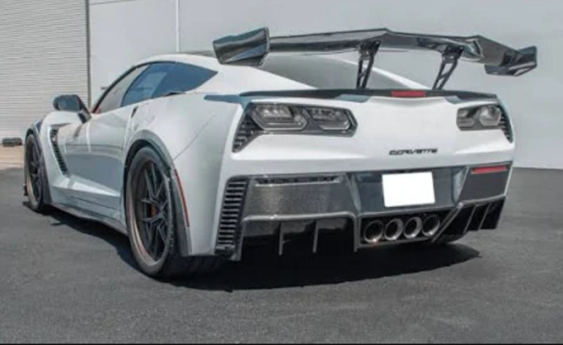 Corvette C7 – R Style Carbon Fiber Rear Diffuser