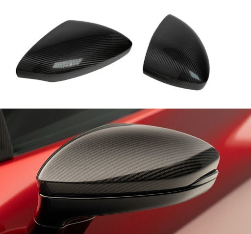 Ferrari 296 GTB / GTS - N Style Prepreg Dry Carbon Fiber Mirror Covers
