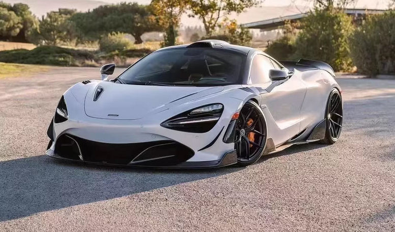 McLaren 720S / 750S - AP Style Carbon Fiber Side Skirt Extensions