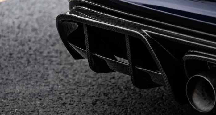 Porsche 718 Boxster / Cayman (2016–2019) – Carbon Fiber Rear Diffuser