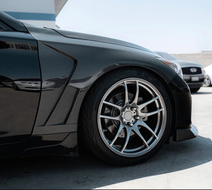Infiniti Q50 2014-2020 - Carbon Fiber Vented Front Fenders