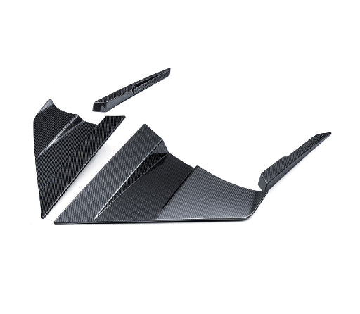 Lamborghini Revuelto - MSY Style Prepreg Dry Carbon Fiber Side Skirt Flap Trims