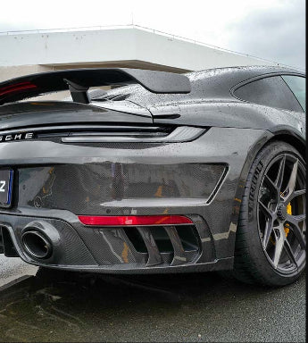 Porsche 911 992 Turbo S - Dry Carbon Fiber Duckbill Trunk Lid