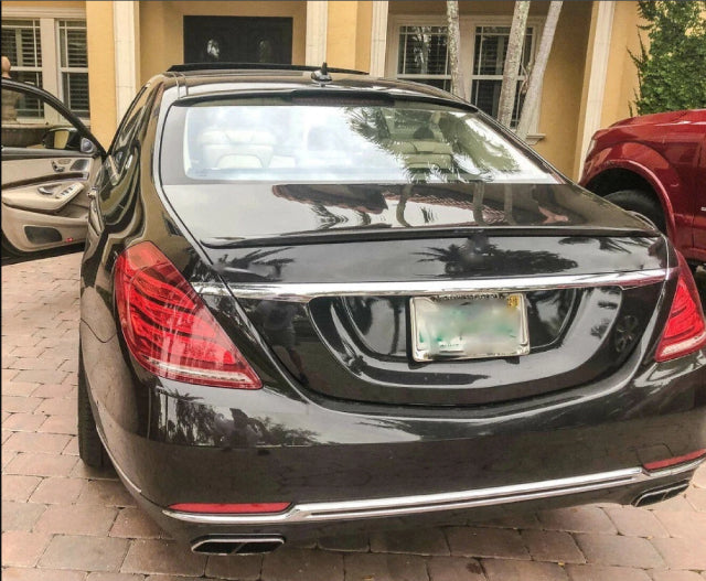 Mercedes-Benz S-Class W222 - Carbon Fiber Rear Roof Spoiler Wing