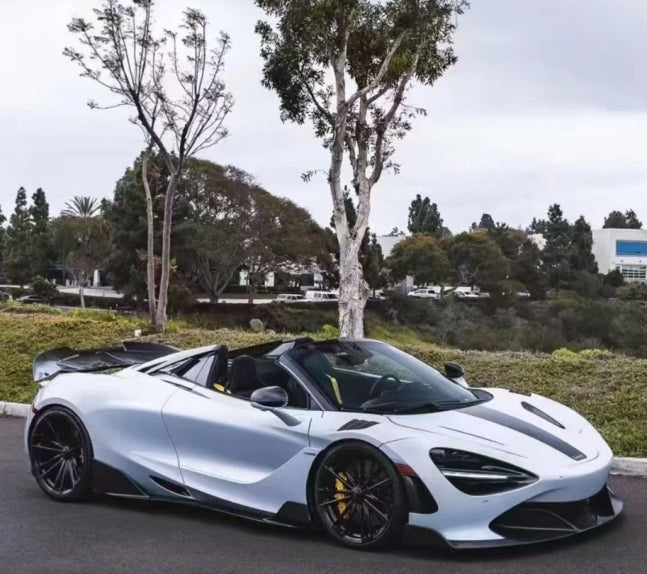 McLaren 720S / 750S - AP Style Carbon Fiber Side Skirt Extensions