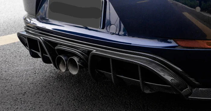 Porsche 718 Boxster / Cayman (2016–2019) – Carbon Fiber Rear Diffuser