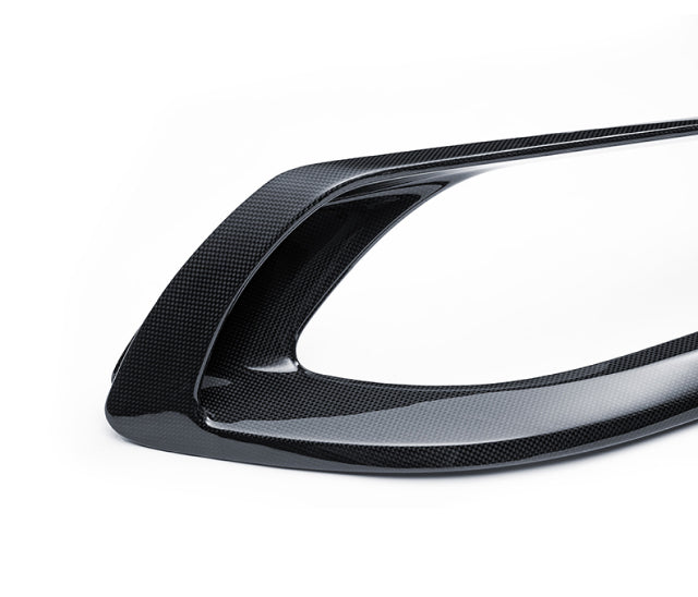Ferrari 296 GTB / GTS - PT Prepreg Dry Carbon Fiber Front Canards