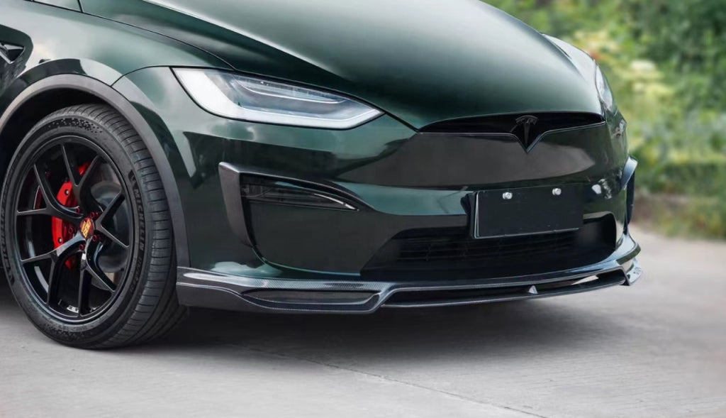 Tesla Model X – C Style Carbon Fiber Front Lip