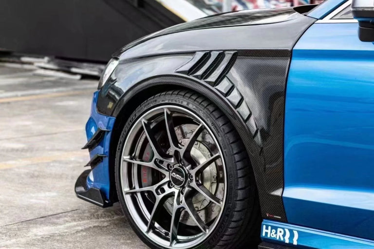 Audi RS3/S3/A3 - Carbon Fiber Front Vented Fenders