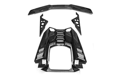 Lamborghini Revuelto – DK Style Carbon Fiber Rear Engine Plate & Wing