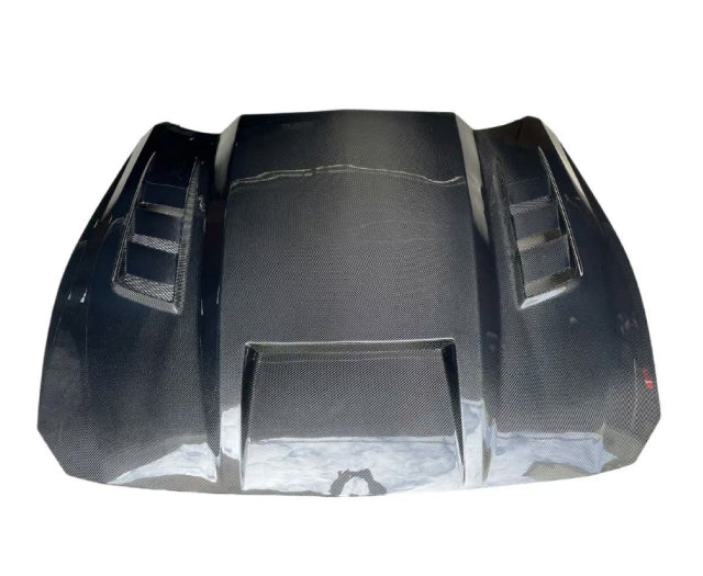 Ford Mustang S650 (2024+) - TF Style Carbon Fiber Hood