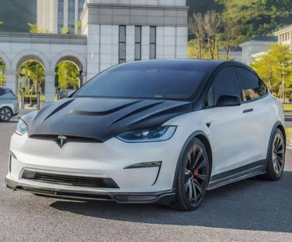 Tesla Model X – C Style Carbon Fiber Front Lip