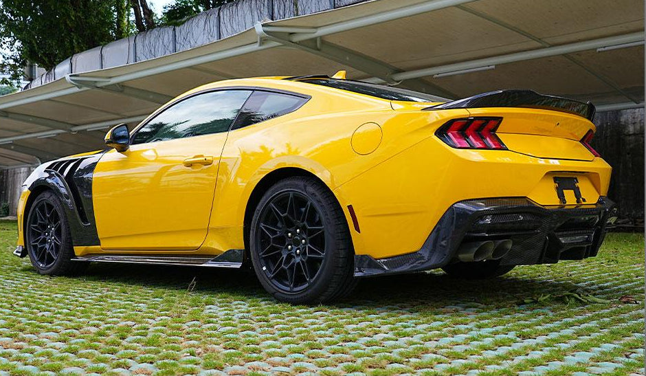 Ford Mustang S650 GT Coupe (2024+) - Carbon Fiber Ducktail Rear Spoiler