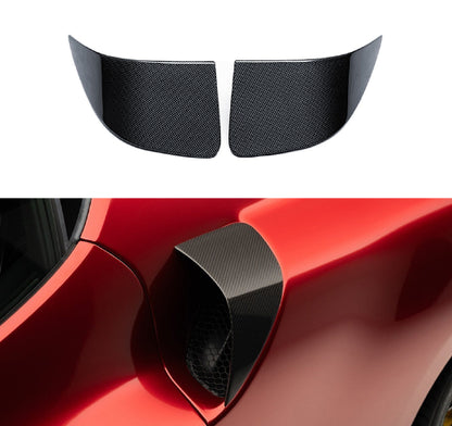 Ferrari 296 GTB / GTS - N Style Prepreg Dry Carbon Fiber Front Side Air Inlet Trim