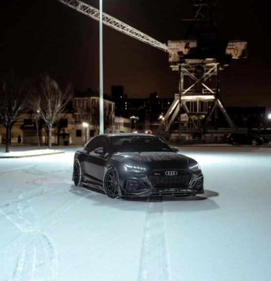 Audi RS5 B9.5 (2020-2024) - FD Style Carbon Fiber Front Lip Spoiler