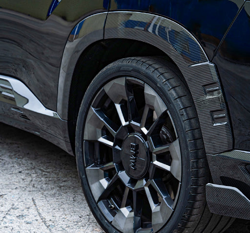BMW XM G09 (2023–Present) - LD Style Prepreg Carbon Fiber Fender Flares & Wheel Arches