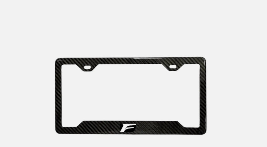 Lexus F SPORT Carbon Fiber License Plate Frame