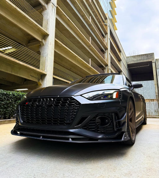 Audi RS5 B9.5 Coupe (2020-2024) - AE Style Carbon Fiber Front Lip Spoiler