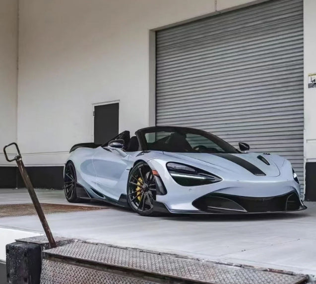 McLaren 720S / 750S - AP Style Carbon Fiber Side Skirt Extensions