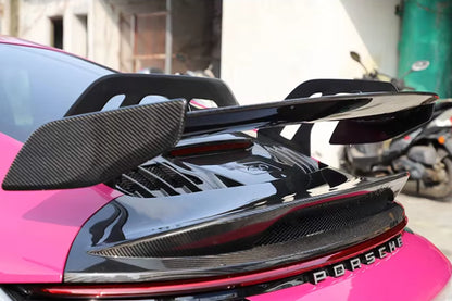 Porsche 911 / 992 – GT3 Style Carbon Fiber Wing & Base