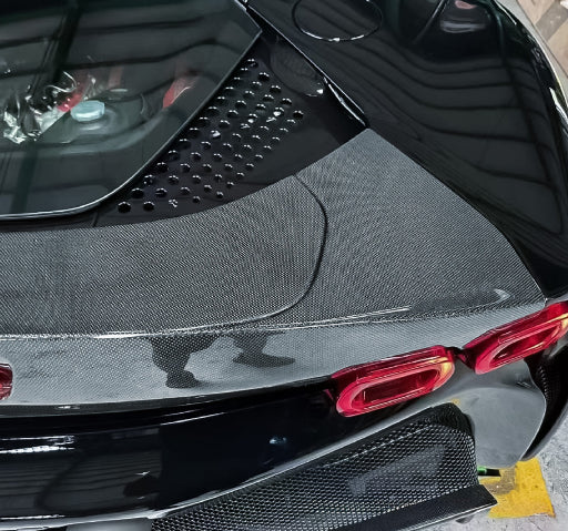 Ferrari SF90 - SF90XX Style Prepreg Dry Carbon Fiber Rear Wing Base