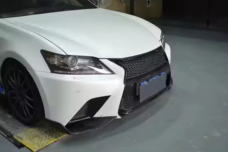 Lexus GS F Sport 2013–2015 – Carbon Fiber Front Bumper Lip Side Splitter