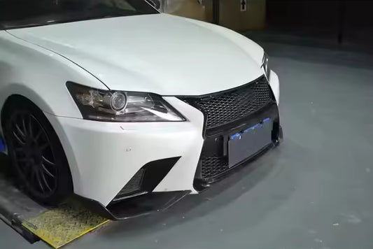Lexus GS F Sport 2013–2015 – Carbon Fiber Front Bumper Lip Side Splitter