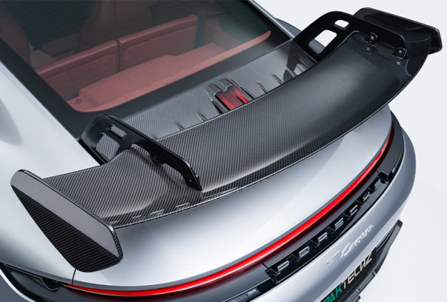 Porsche 911 992.2 Carrera / Carrera 4 / Carrera 4S / Carrera T - Paktechz Dry Carbon Fiber Rear Spoiler