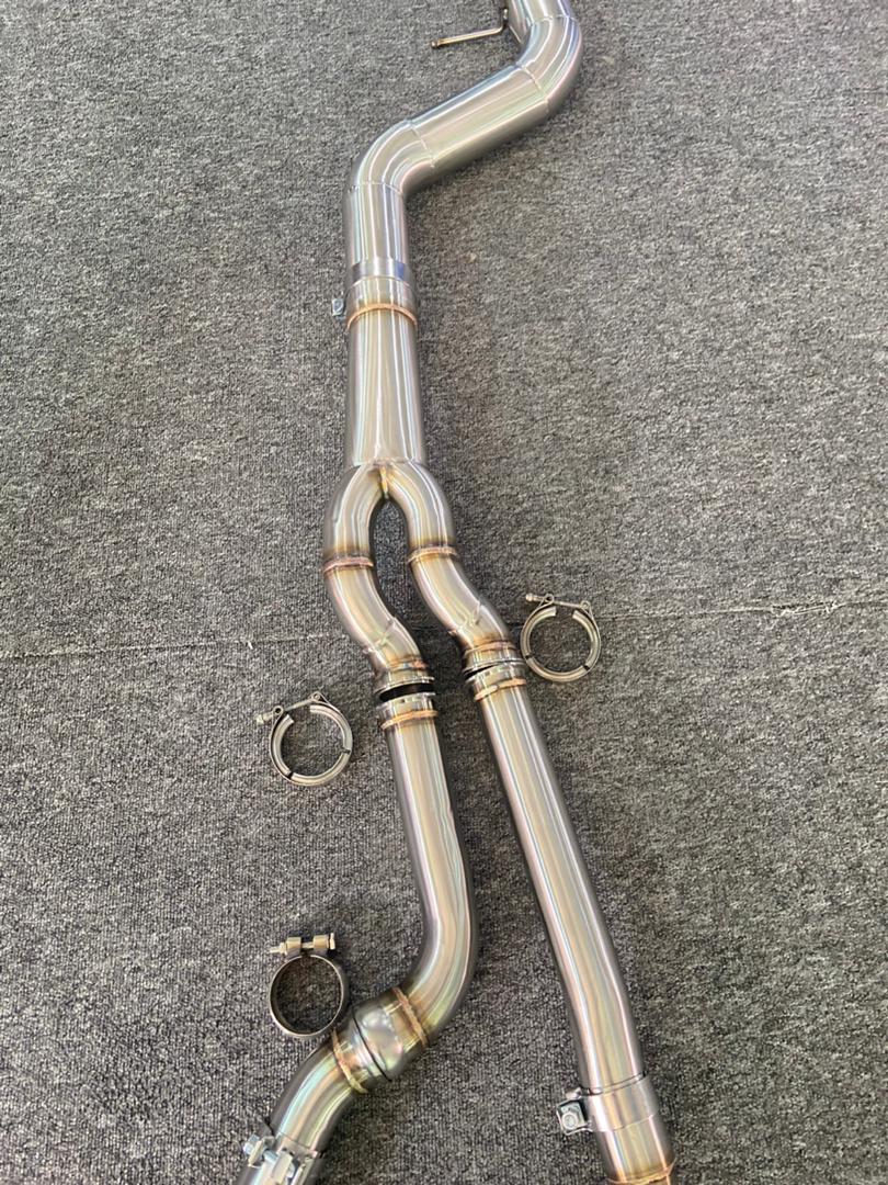 BMW M2C/M2 Competition F87 – Titanium Valved Equal Length Midpipe Exhaust System